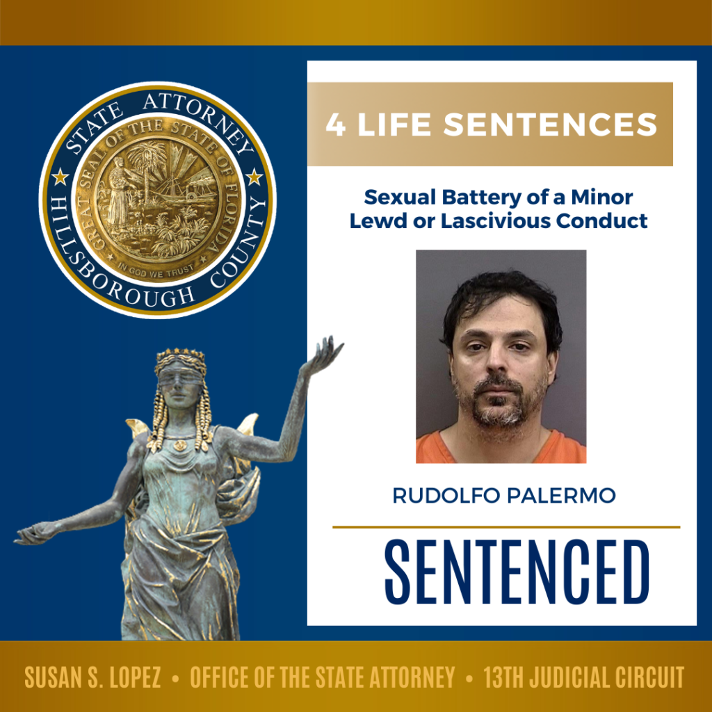 Sex Offender Receives Four Life Sentences for Horrific Acts Against a Minor